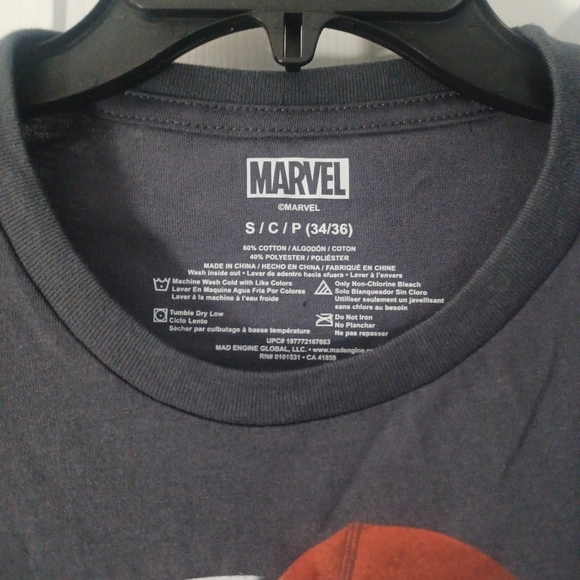 NEW Marvel Spiderman Believe In Yourself Tee Sz S - Picture 3 of 3